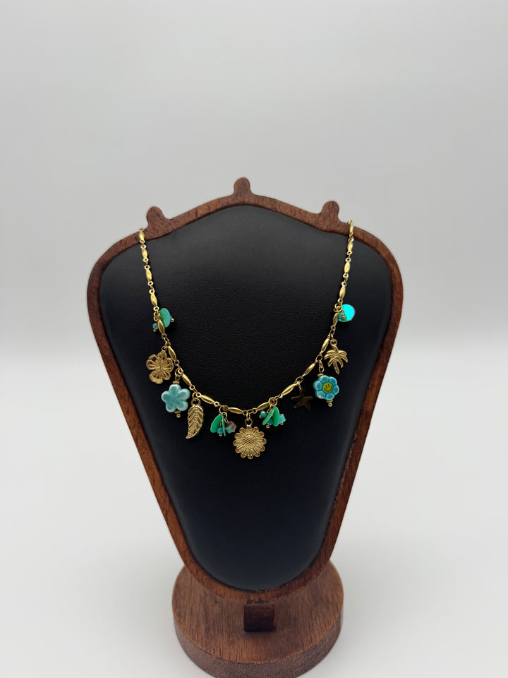 Collier Nelly Bleu