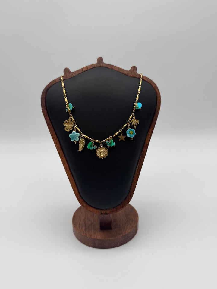 Collier Nelly Bleu