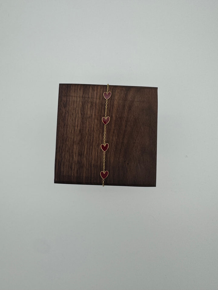 Bracelet cœurs